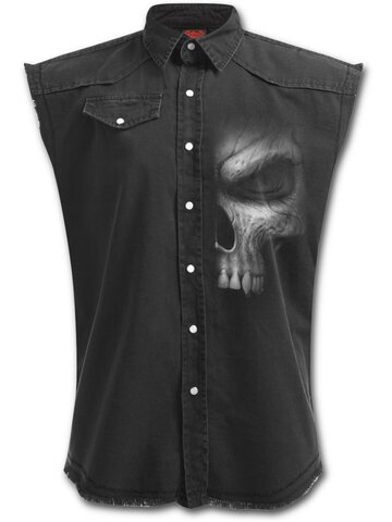 Dedoles oryginalny prezent 
 Męska koszula bez rękawów plus size Ciemny pan